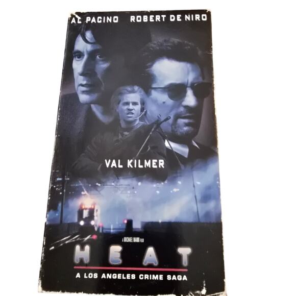 Heat,‎ VHS 1995 Robert De Niro, Al Pacino & Val Kilmer - Picture 1 of 4